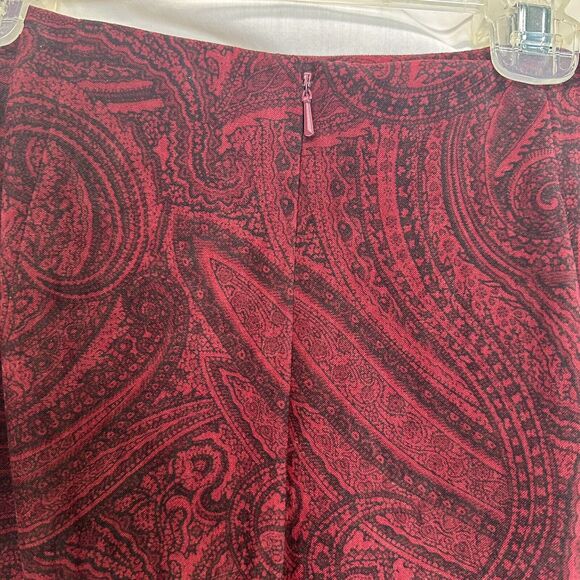 Maxi Skirt Womens Size L/14 Dark Paisley Velvet Black Whimsigoth Fairy Y2K Vtg. - Picture 5 of 10